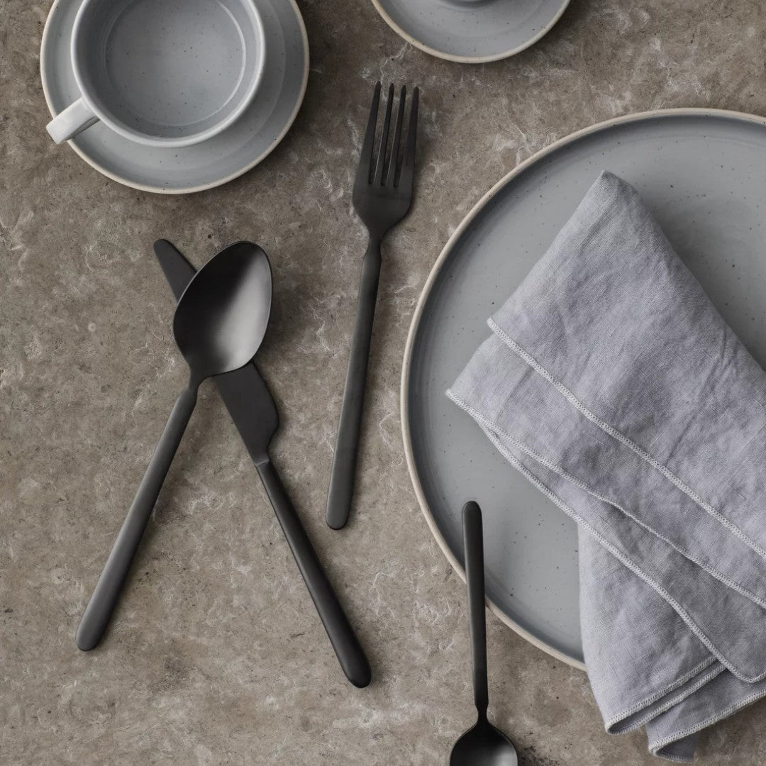 Linen Napkin In Muted Blue