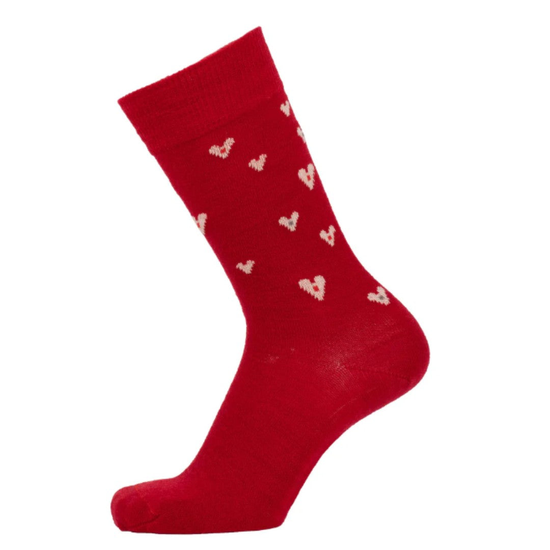 Heart Socks in Red