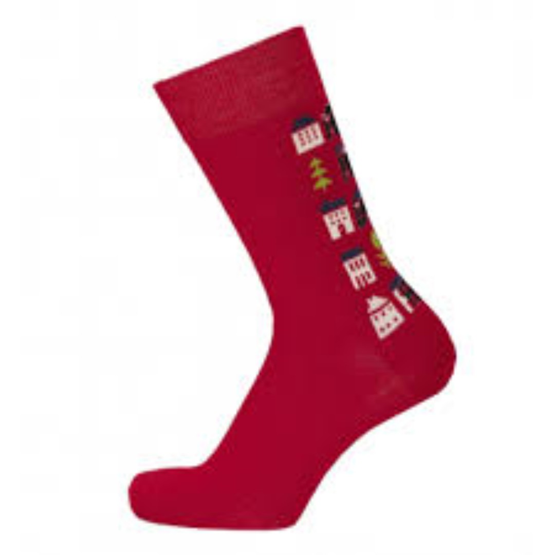 House Socks in Red