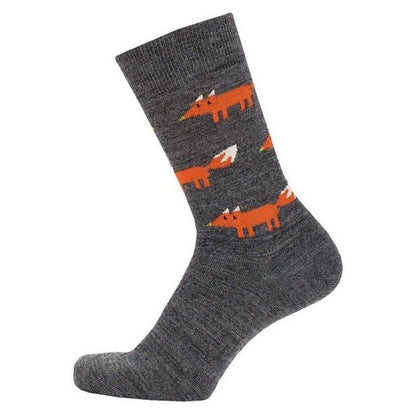 Fox Socks in Anthracite