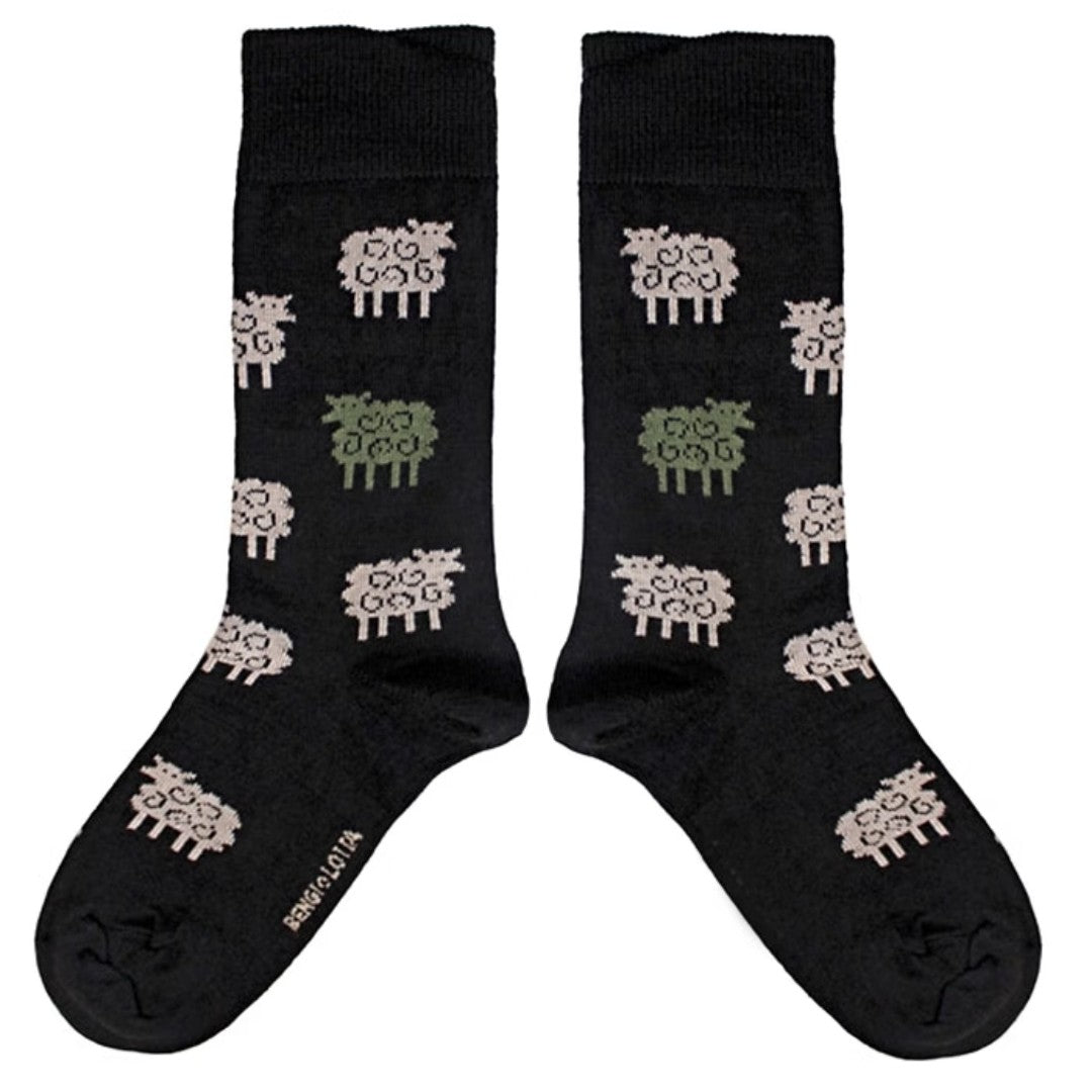 Sheep Socks in Black