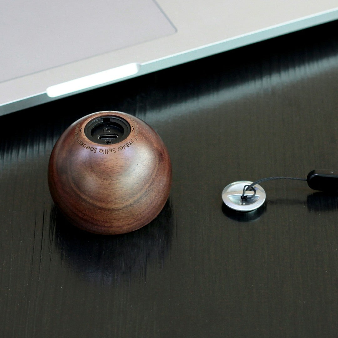 Walnut Bluetooth Selfie Speaker