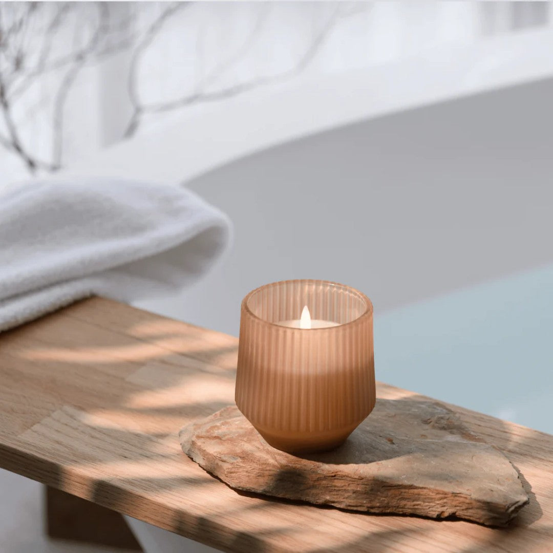 LED Wax Scented Candle in Lemon, Ginger &amp; Mango