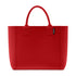 Felt Tote Bag in Orange/Red
