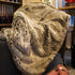 Grey Fur Throw