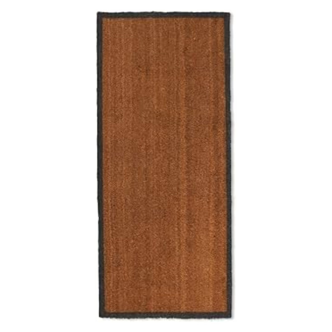 Large Coir Doormat with Three Stripes