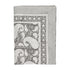 Large Paisley Pattern Tablecloth in Dark Grey