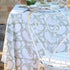 Large Paisley Pattern Tablecloth in Rose