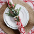 Extra Large Paisley Pattern Tablecloth in Red