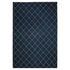 Diamond Rug in Blue & Off White