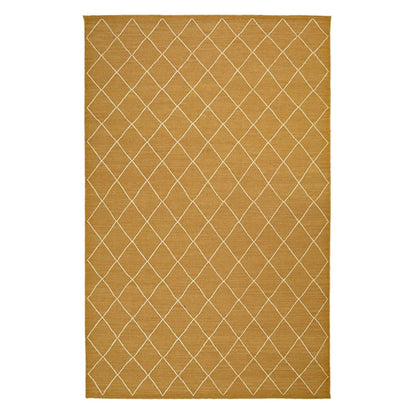 Diamond Rug in Yellow