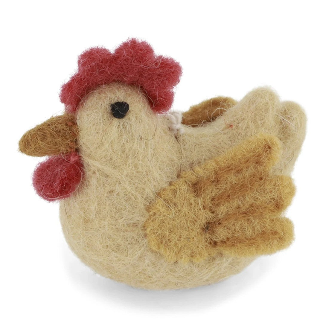 Felt Rooster in Yellow