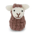 Felt Sitting Sheep in Lavedner