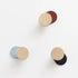 Red Round Geometric Coat Hook