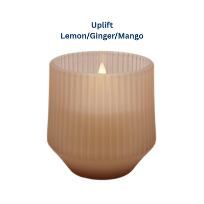 LED Scented Glass Candle in 4 Scents