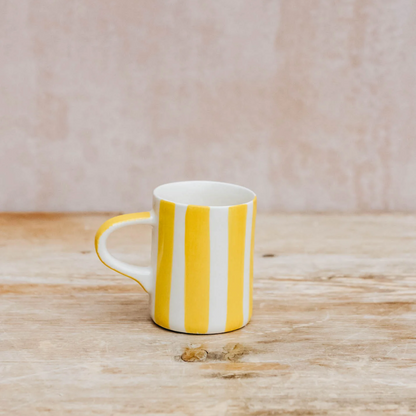 Ceramic Espresso Candy Stripe