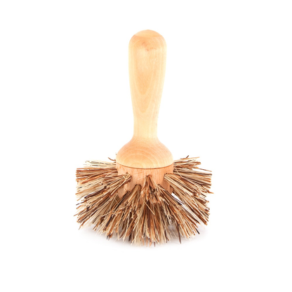 Heavy-Duty Round Pot &amp; Pan Brush with Handle