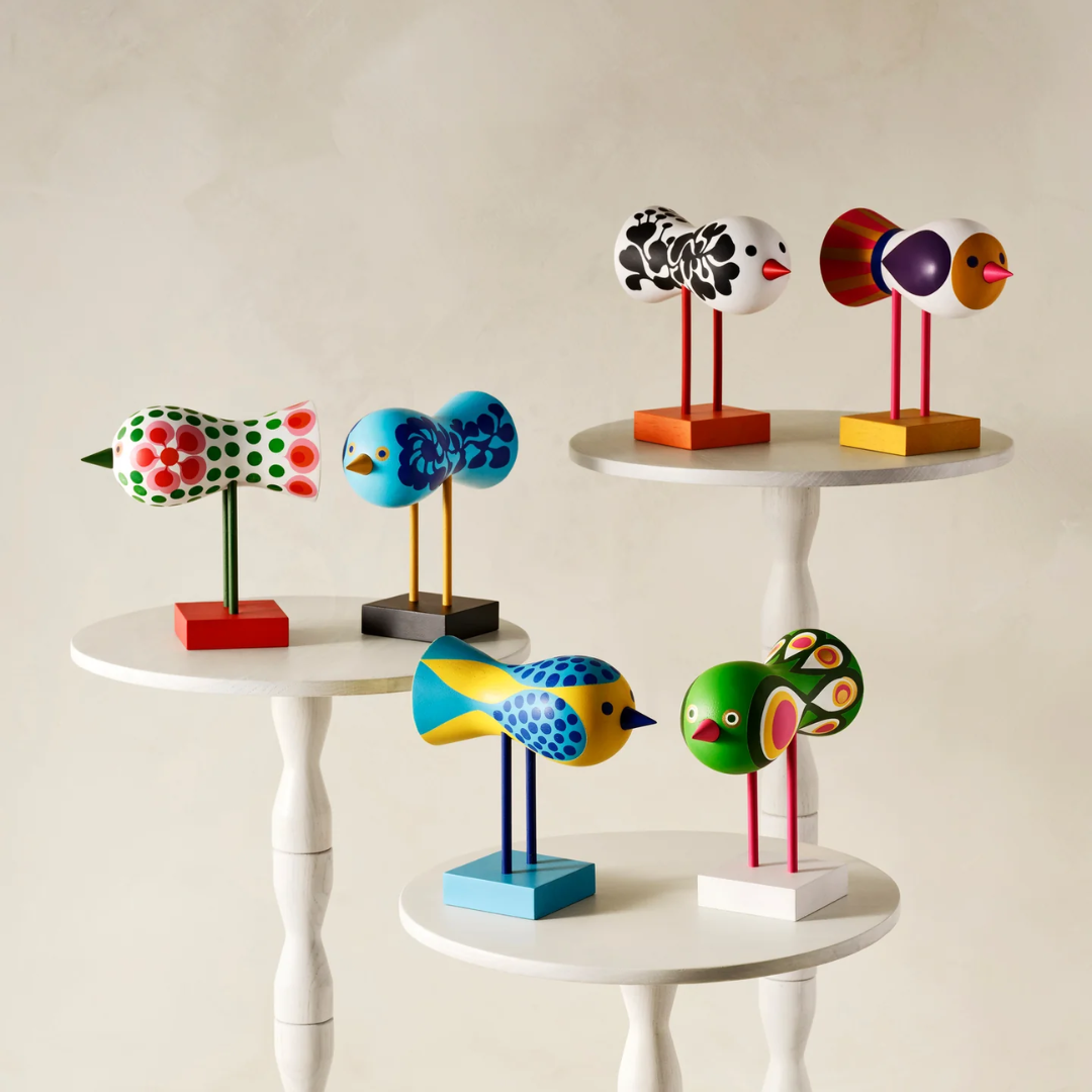 Wooden Birds - 6 Colours