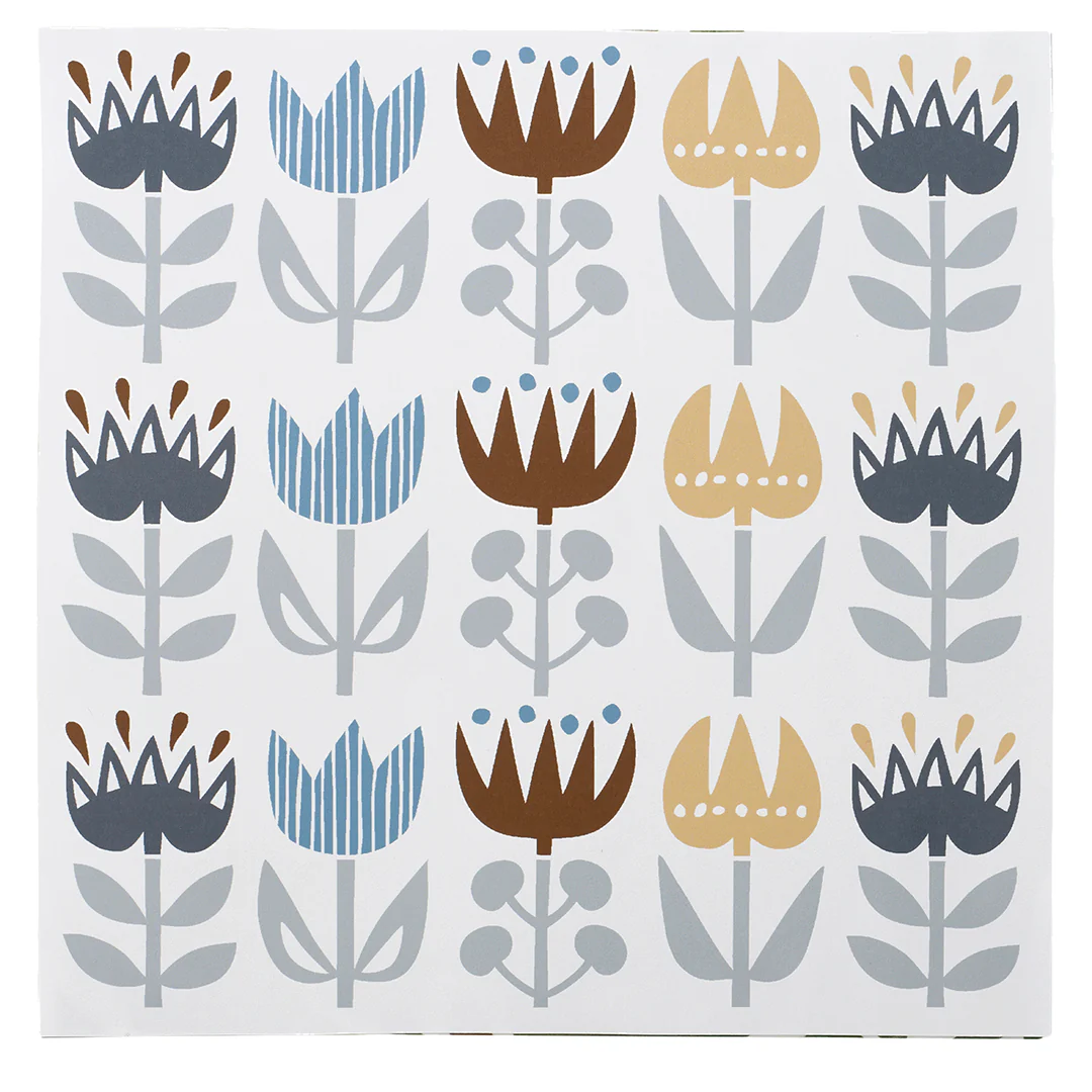 20 Paper Napkins in 5 Designs