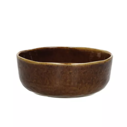 Brown Ceramic Dinner Set