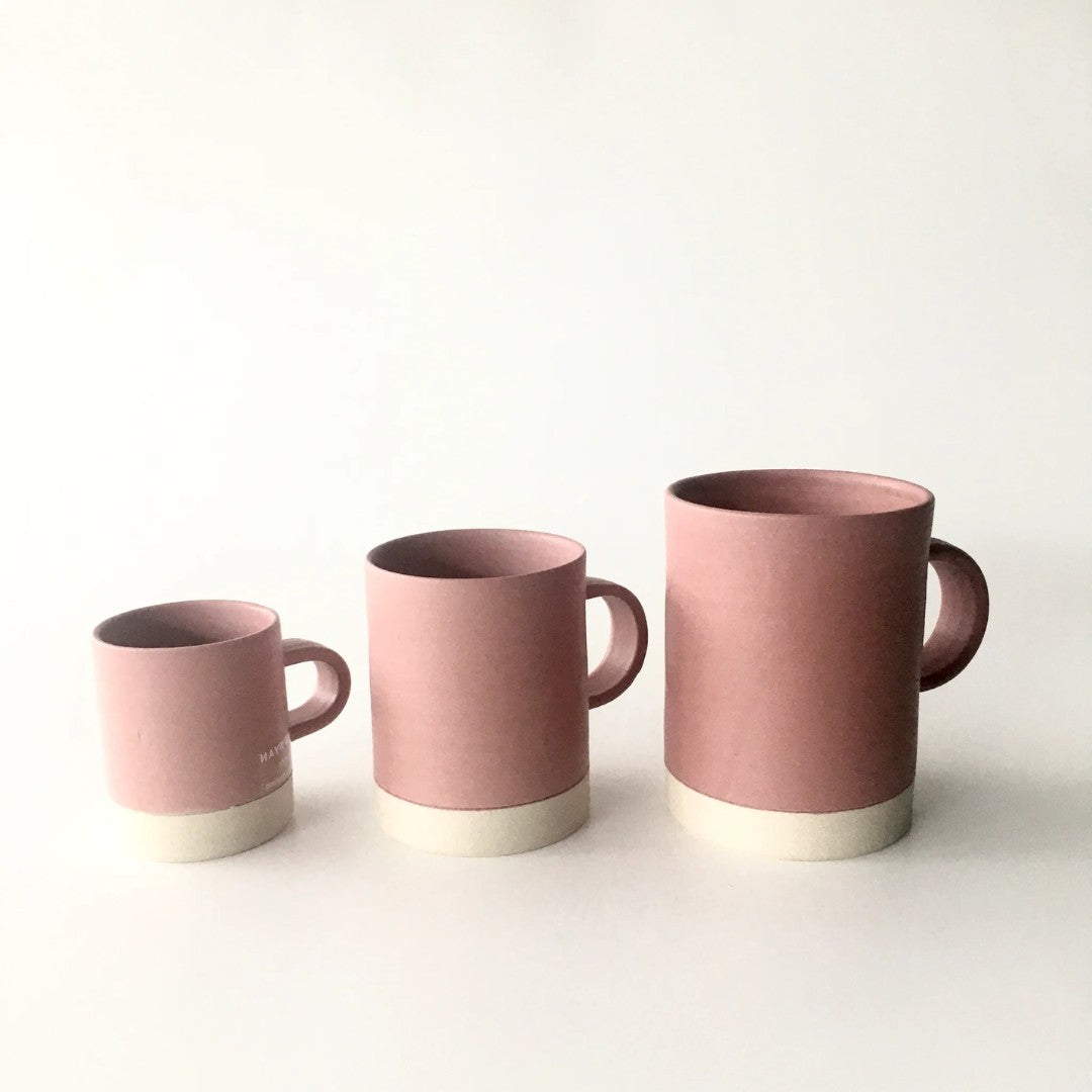 Ceramic Espresso Mug in Baby Pink