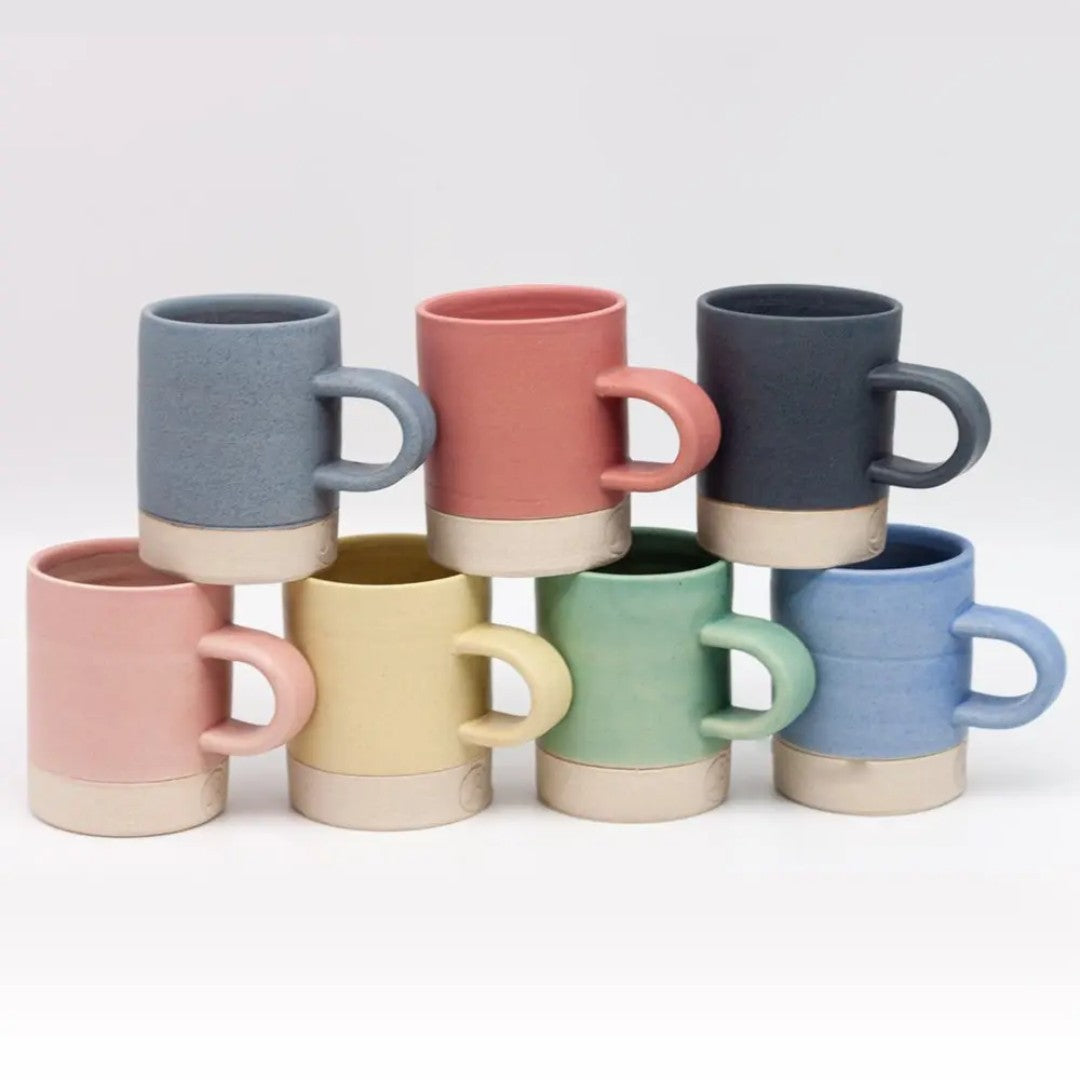 Ceramic Espresso Mug in Coral