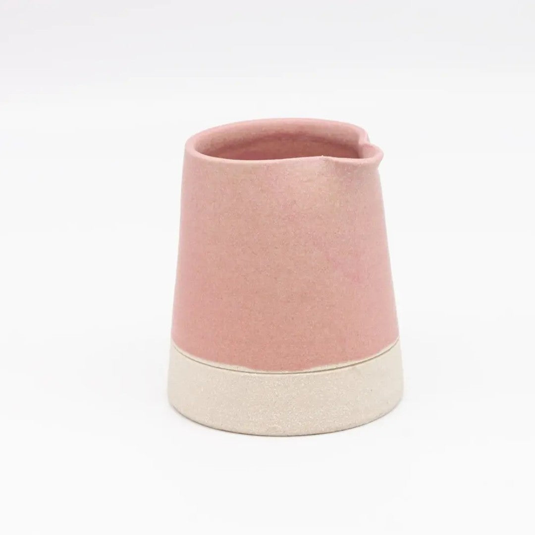 Ceramic Mini Creamer in Coral