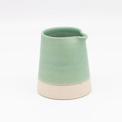 Ceramic Mini Creamer in Green