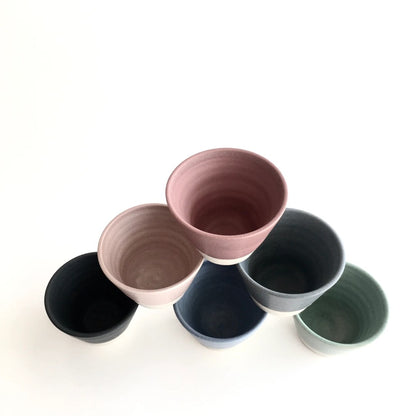 Ceramic Dip Bowl in Charcoal