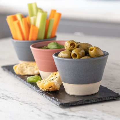 Ceramic Dip Bowl in Grey