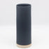 Ceramic Large Straight Vase in Charcoal