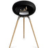 Black Tripod High Soaptreated Oak Legs