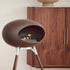 Mocca Tripod High Smoked Oak Legs with Steel Burner