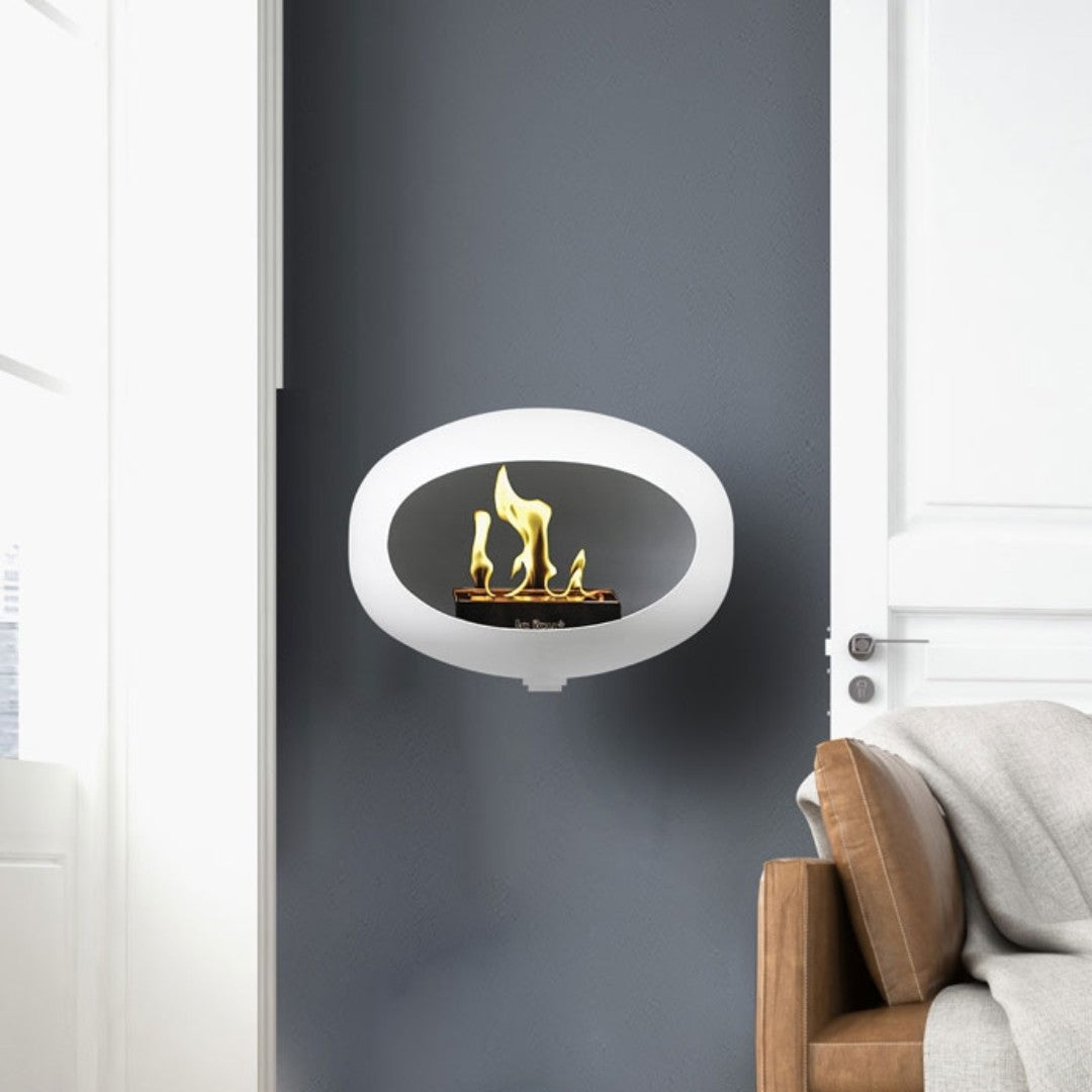 White with Rosegold Burner