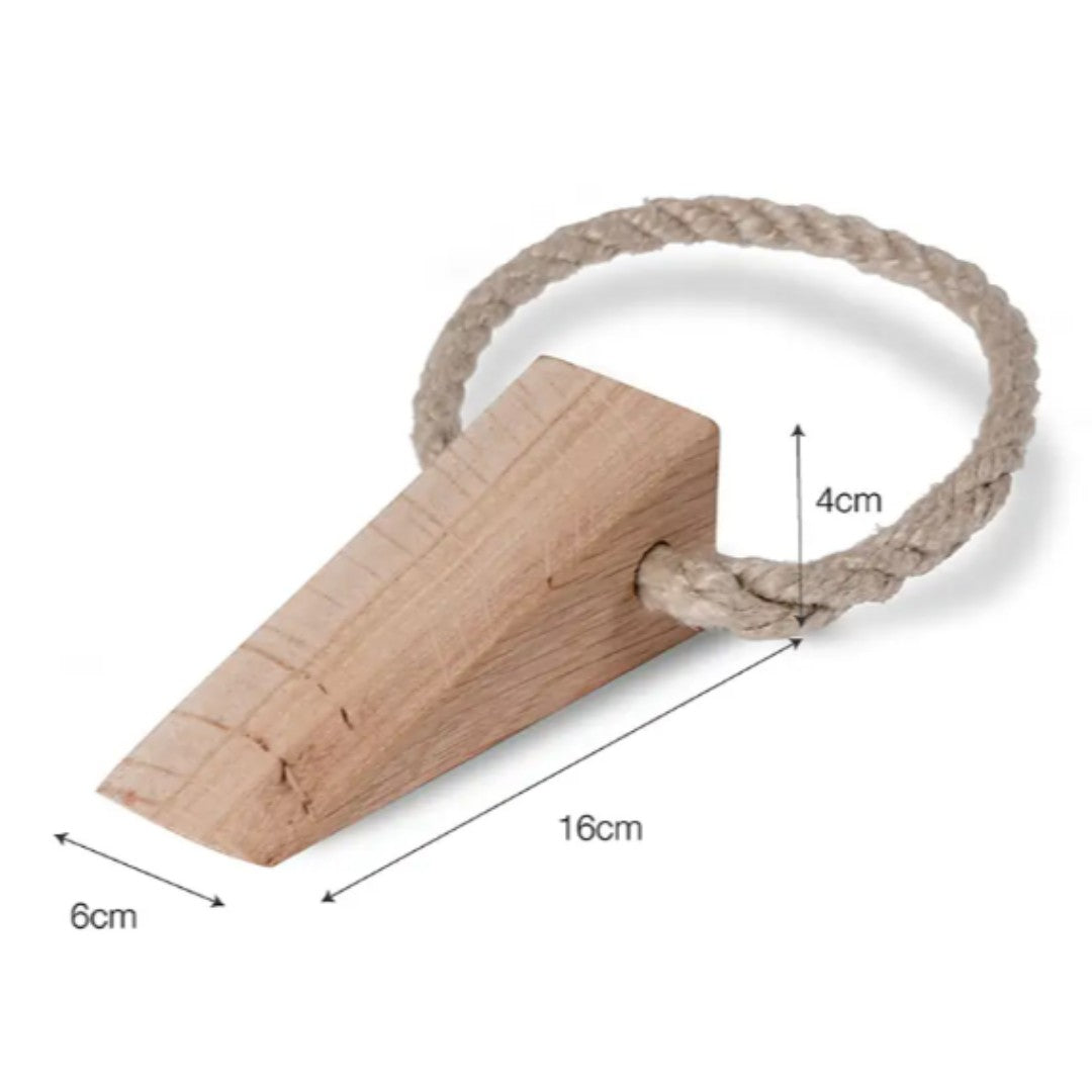 Small Door Wedge with Rope Strap