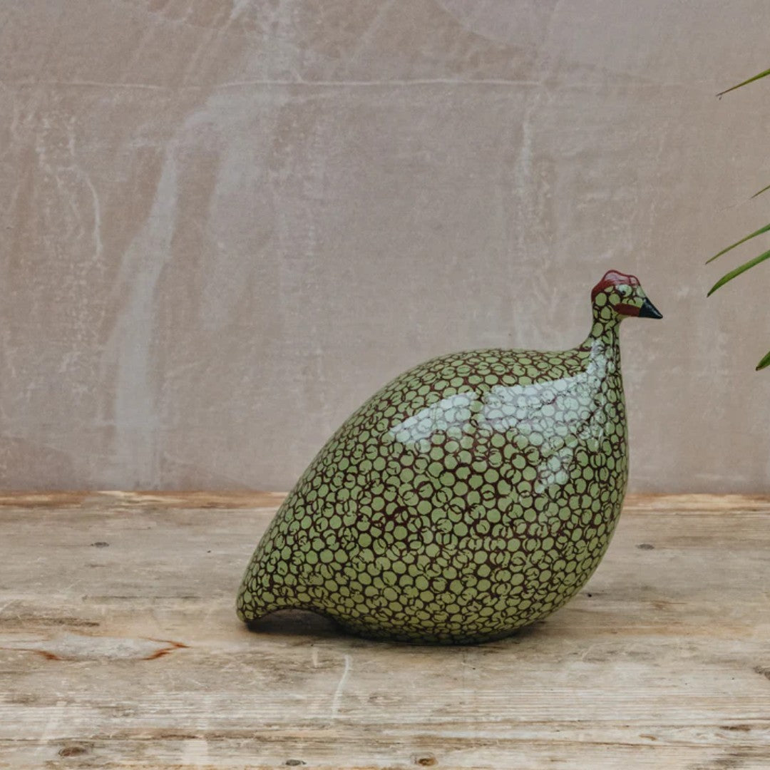 Guinea Fowl Green Speckled Bordeaux