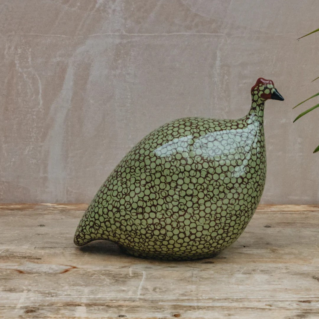 Guinea Fowl Green Speckled Bordeaux