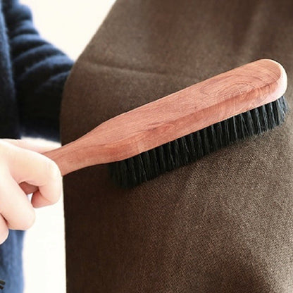 Timber handled clothes brush 