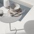 Outdoor Side Table in Silk Gray