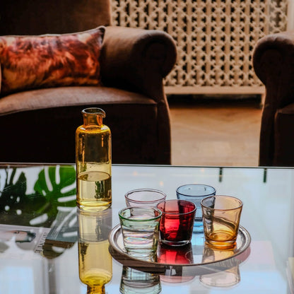 Rose Handcrafted Drinking Glass