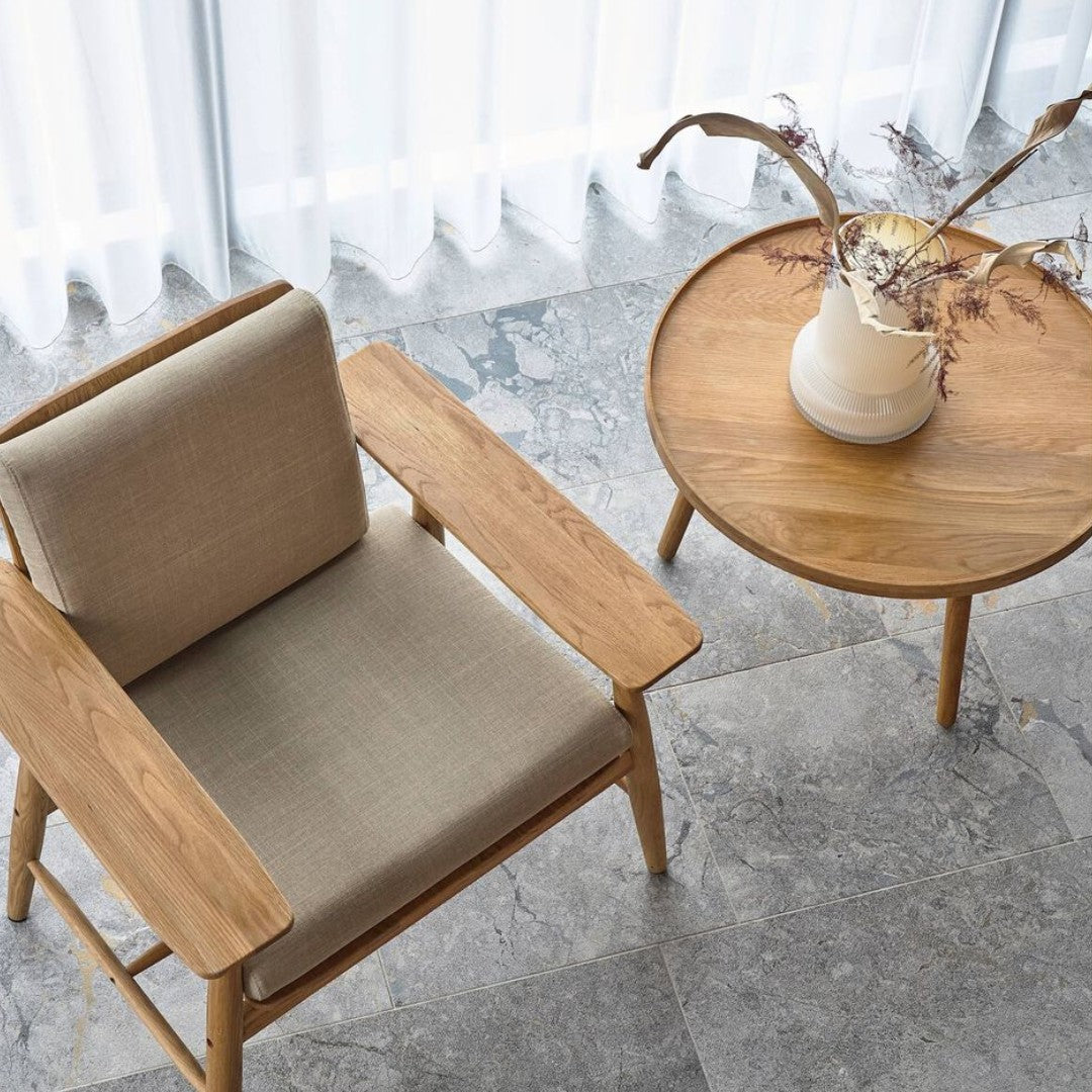 Round Oak Coffee Table