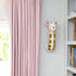 Medium Felt Head White Giraffe with Tonal Spots