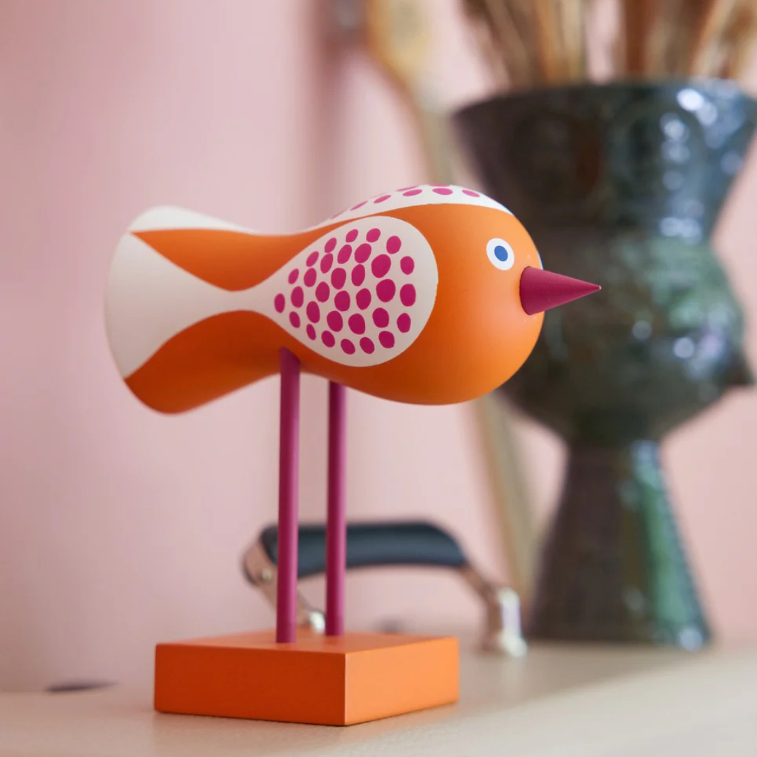 Retro Bird Sculpture in 8 Colours