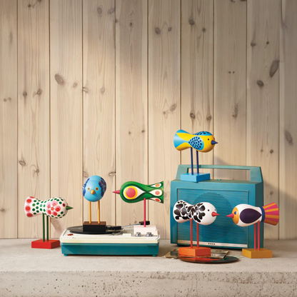 Wooden Birds - 6 Colours