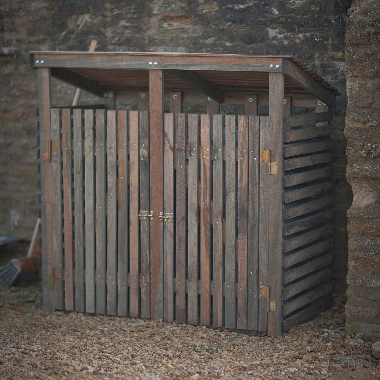 Double Wheelie Bin House