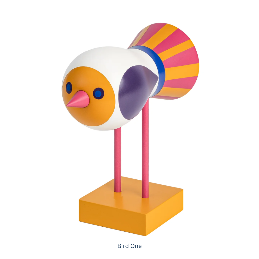 Retro Bird Sculpture in 8 Colours