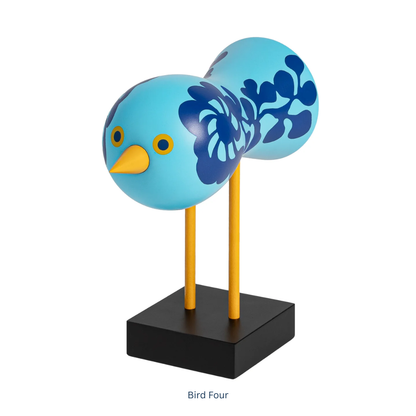 Retro Bird Sculpture in 8 Colours