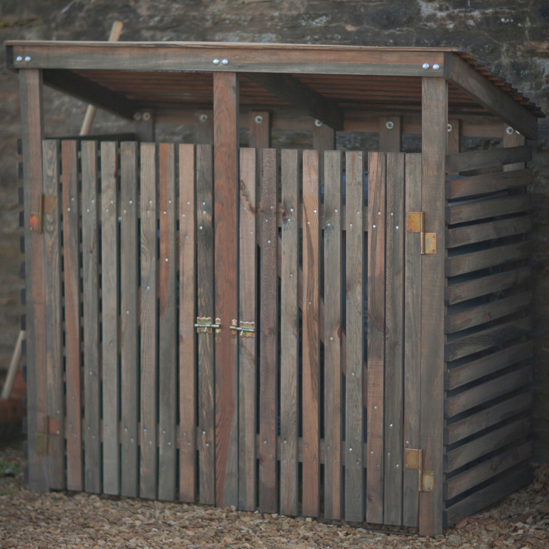 Double Wheelie Bin House