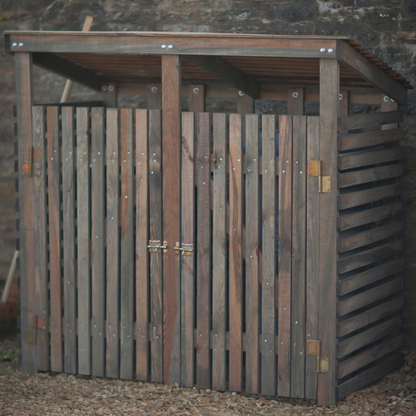 Double Wheelie Bin House