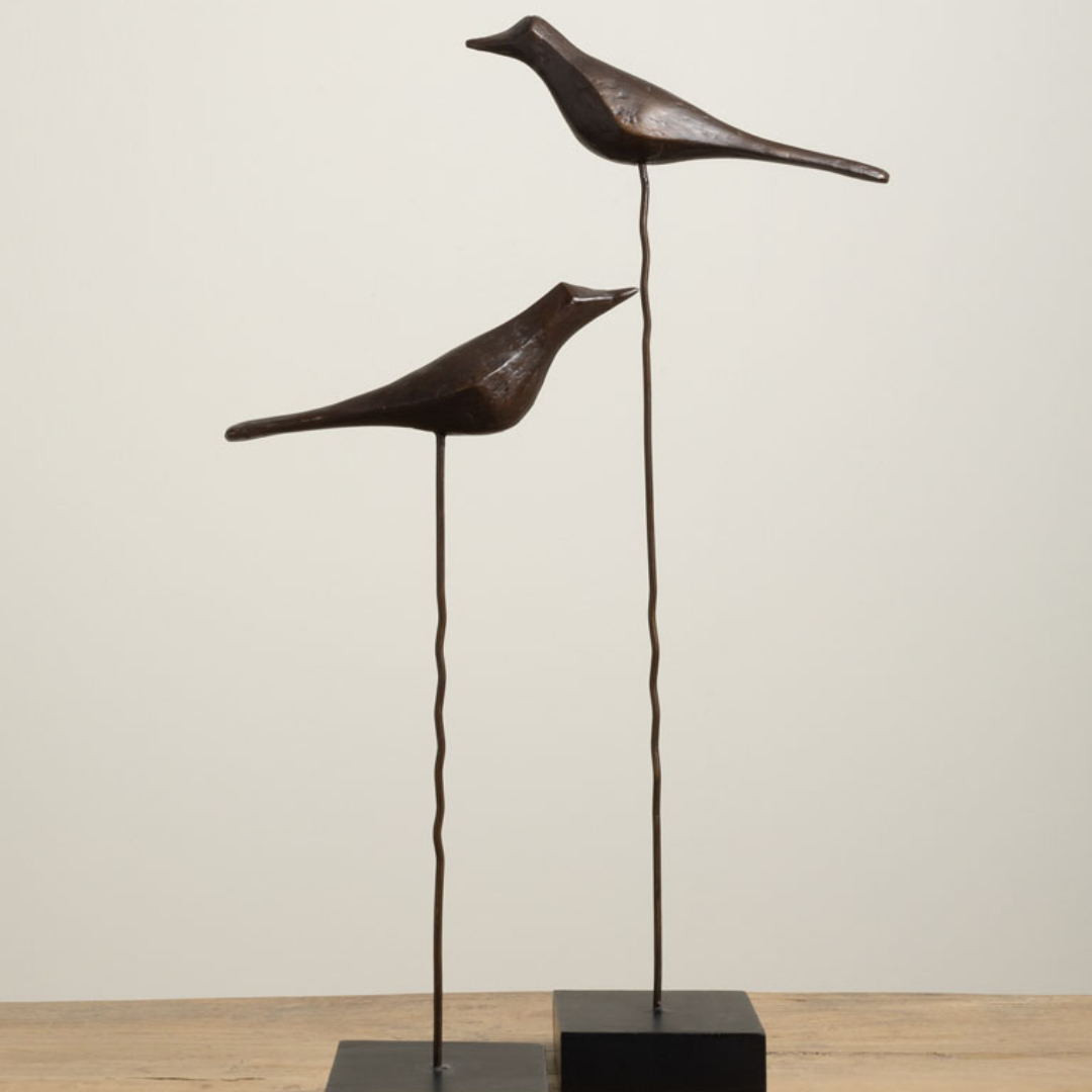 Iron Bird Sculpture in 2 Sizes